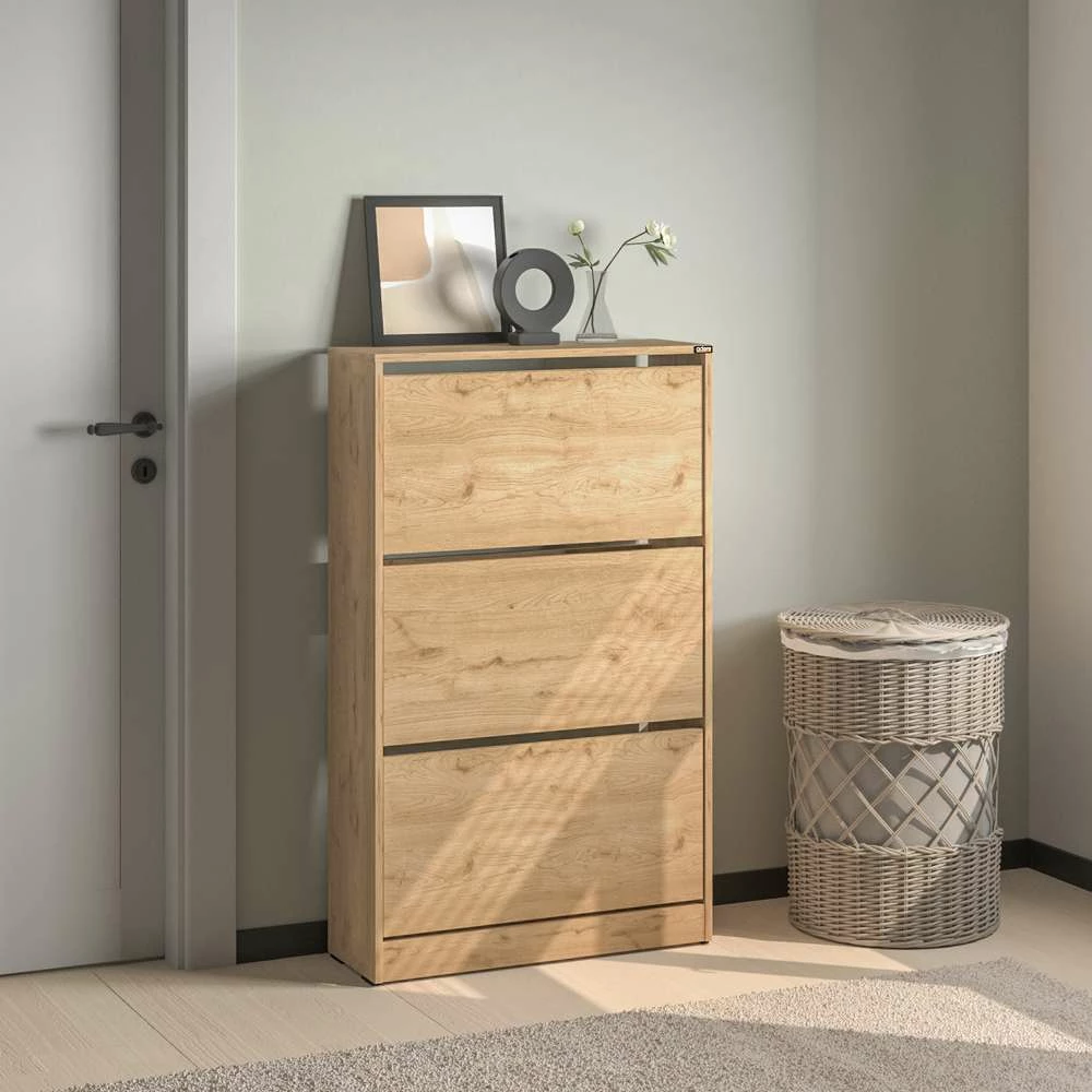 Dollap për këpucë Hanah Home, ngjyrë lisi, Flat