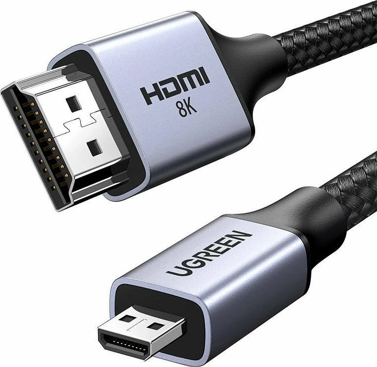 Kabllo Micro HDMI - HDMI Ugreen HD164 15517 2m 8K, e zezë