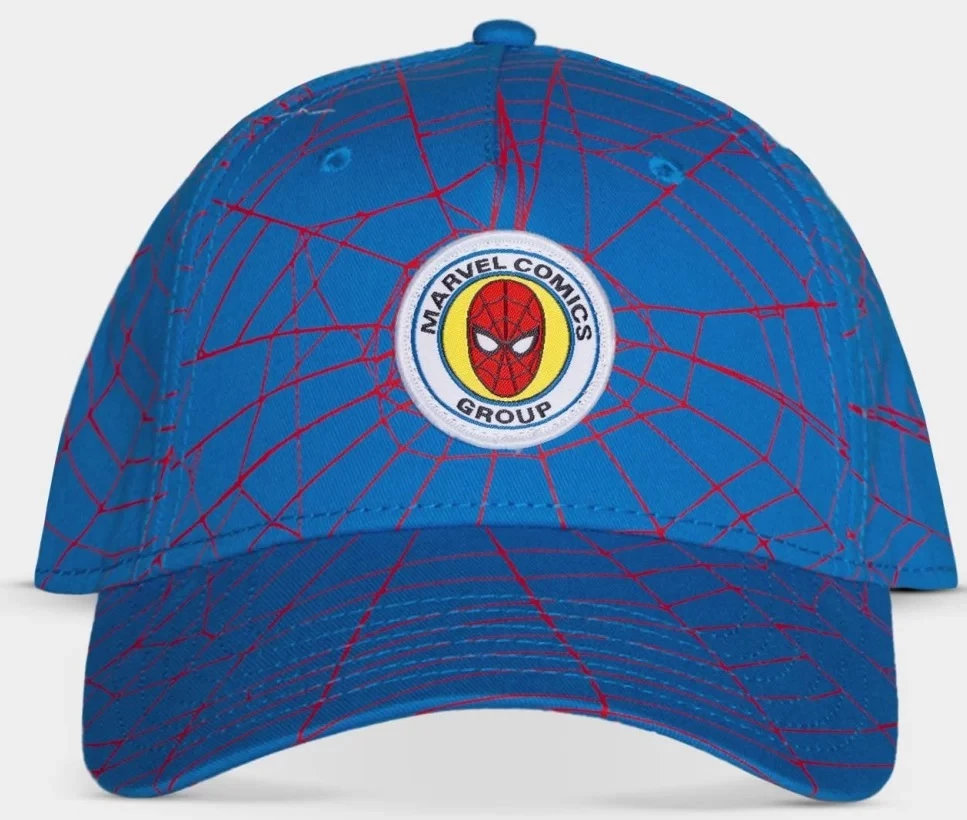 Kapele snapback për fëmijë Difuzed Spider-Man, 100% pambuk, e rregullueshme, blu/kuqe