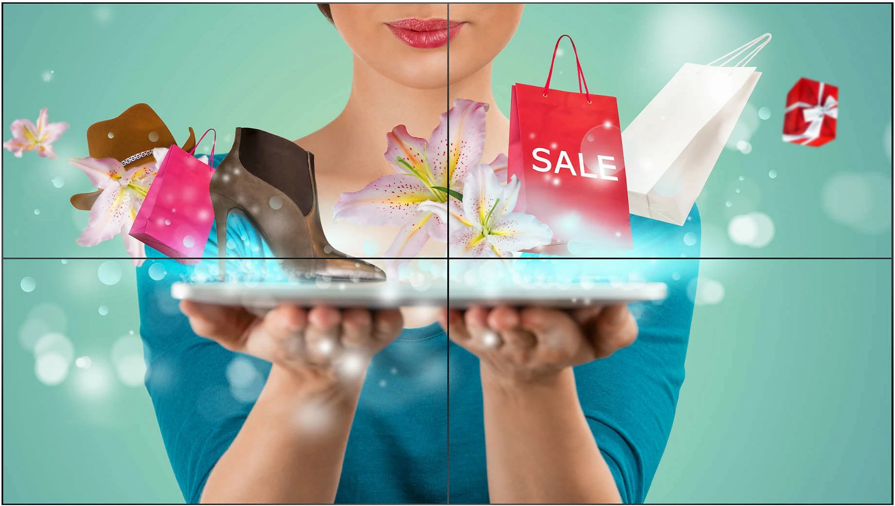 Ekran i madh Philips X-Line Videowall 55", LED, Full HD