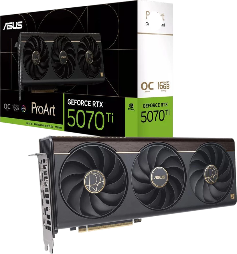 Kartë grafike ASUS ProArt GeForce RTX 5070 Ti OC Edition 16GB GDDR7 (PROART-RTX5070TI-O16G)