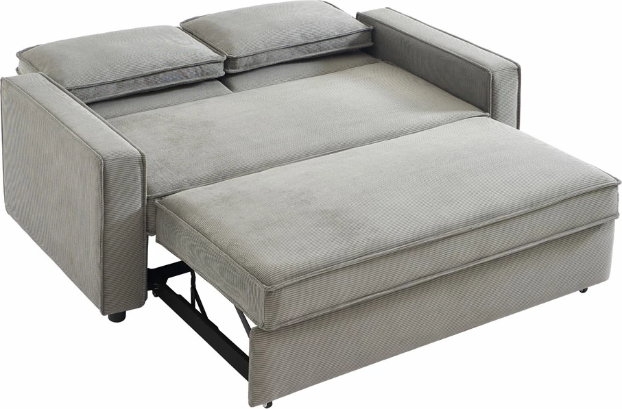 Divan krevat Cubo, 3 vende, ngjyrë gri, 172x90x89cm
