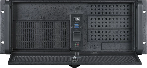 Kasë rack serveri 4U CHIEFTEC UNC-410S-B-U3-OP, ATX/mATX, 2x USB 3.0, e zezë