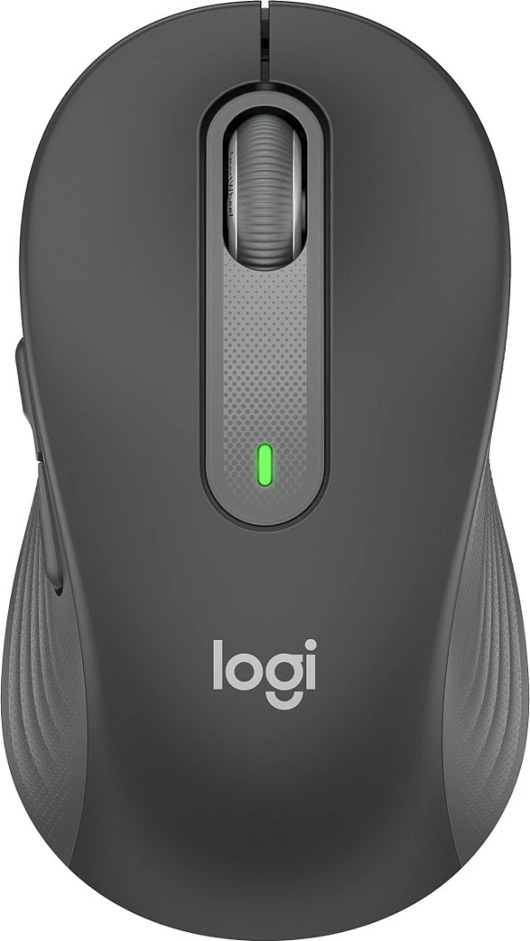Maus Logitech Signature M650 Wireless për Biznes, Djathtas, Optik, RF Wireless + Bluetooth, 4000 DPI, Grafit