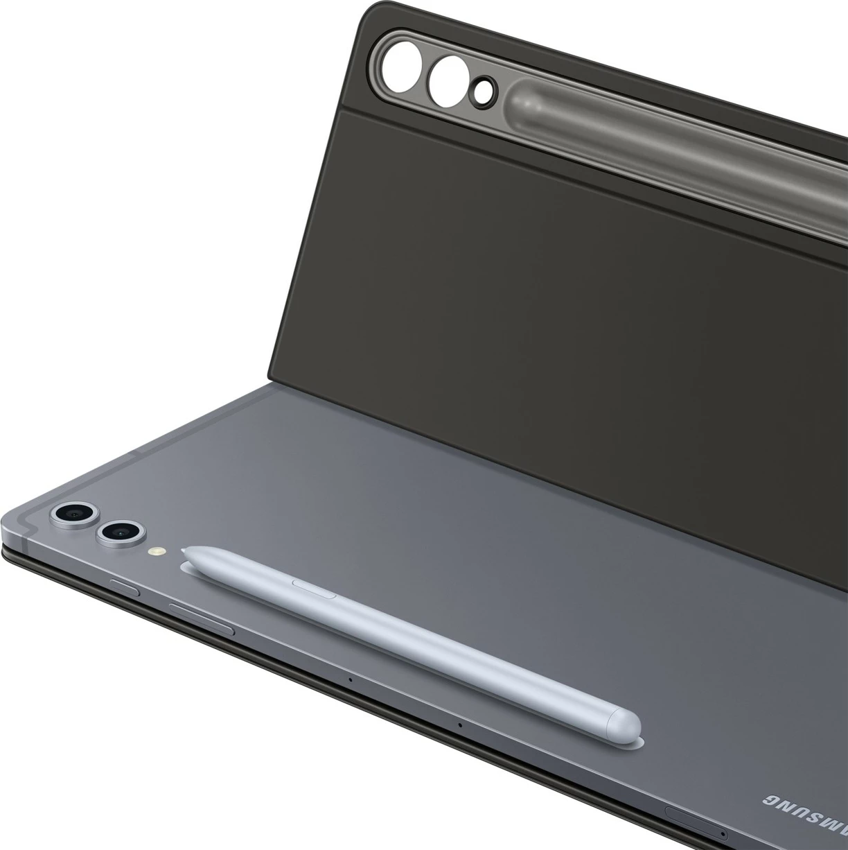 Mbështjellës tastierë Samsung EF-DX820, QWERTZ, Gjermanisht, Touchpad, Galaxy Tab S10+, Galaxy Tab S9+, Galaxy Tab S9 FE+, E zezë