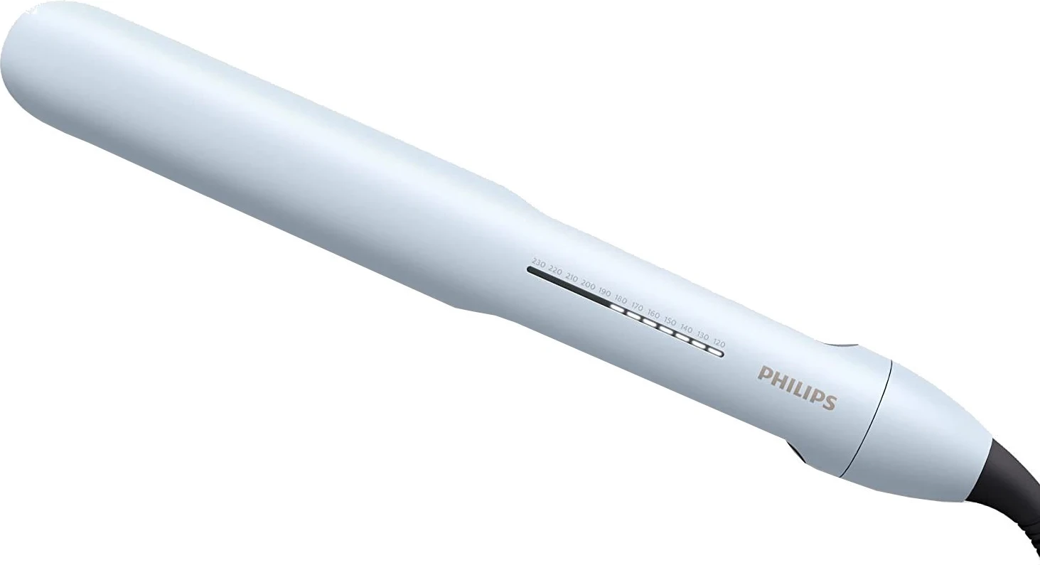 Pjastër flokësh Philips StraightCare BHS520/00, deri 230°C, e bardhë/gri
