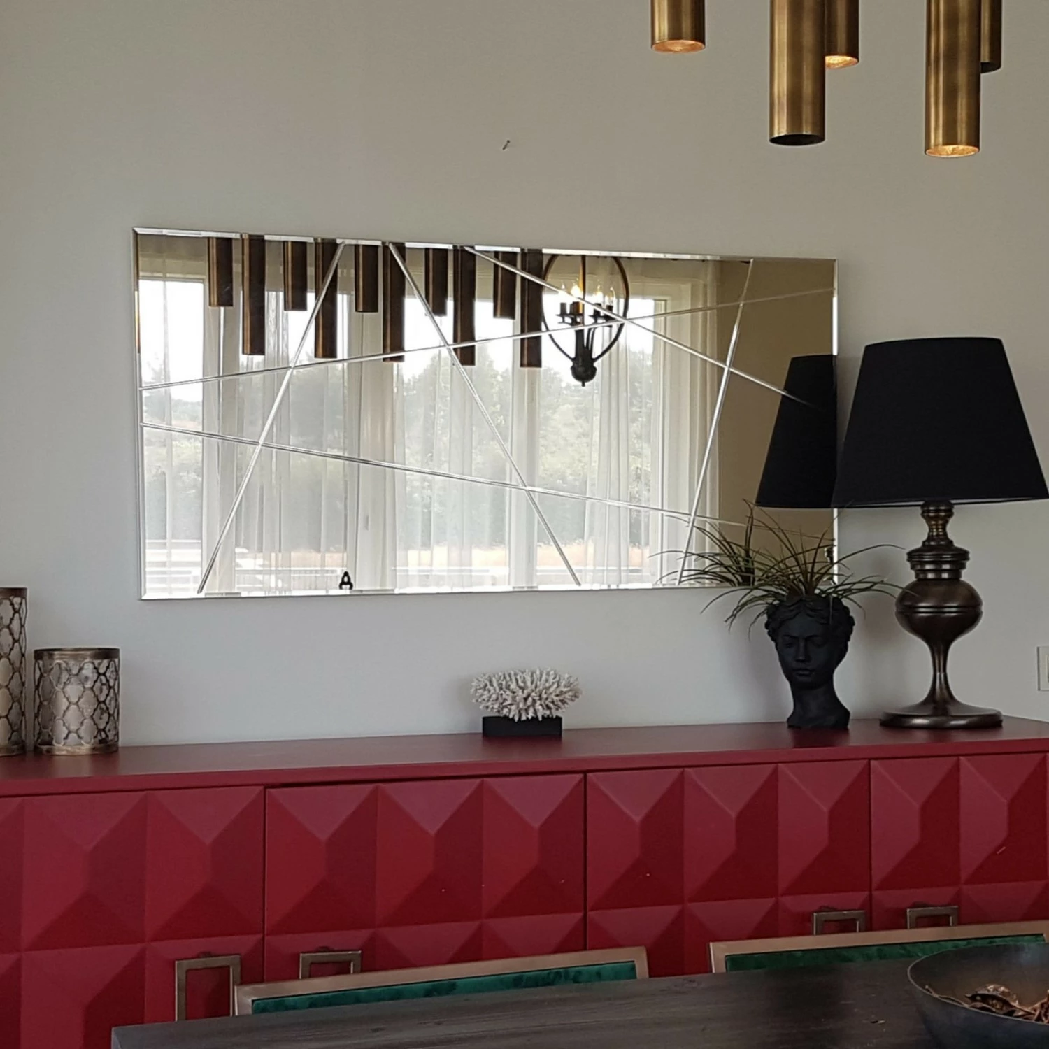 Pasqyrë Hanah Home, bronz, NSTLA309y