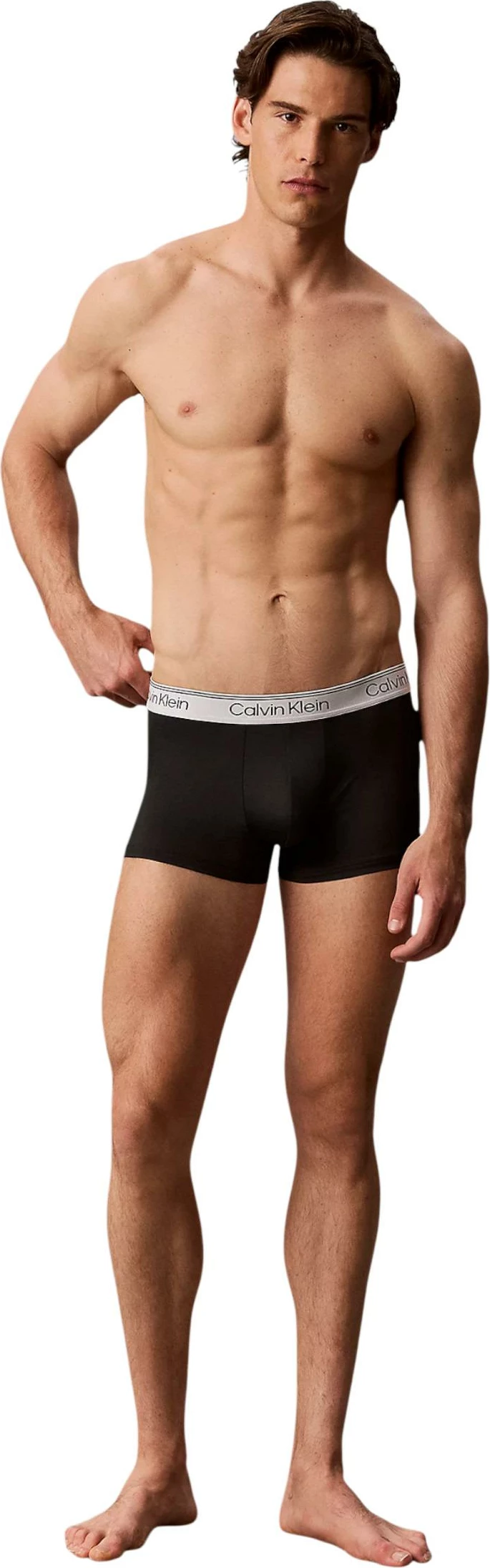 Të brendshme për meshkuj Calvin Klein Underwear Low Rise Trunk 5PK LV00NB4412, të zeza/gri [Madhësia: XS]