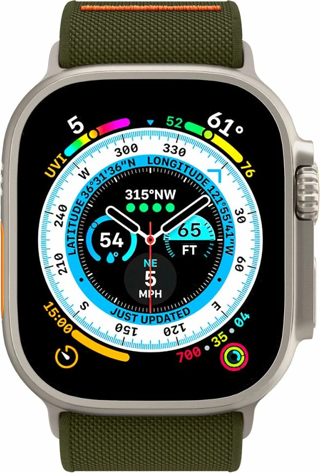 Rrip Spigen Fit Lite Ultra për Apple Watch 4/5/6/7/8/SE/Ultra (42/44/45/49 mm), Gjelbër