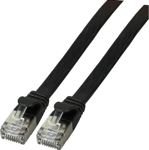 Kabllo rrjeti EFB Elektronik Cat6a RJ45, 2m, U/FTP, ultra fleksibile, e zezë