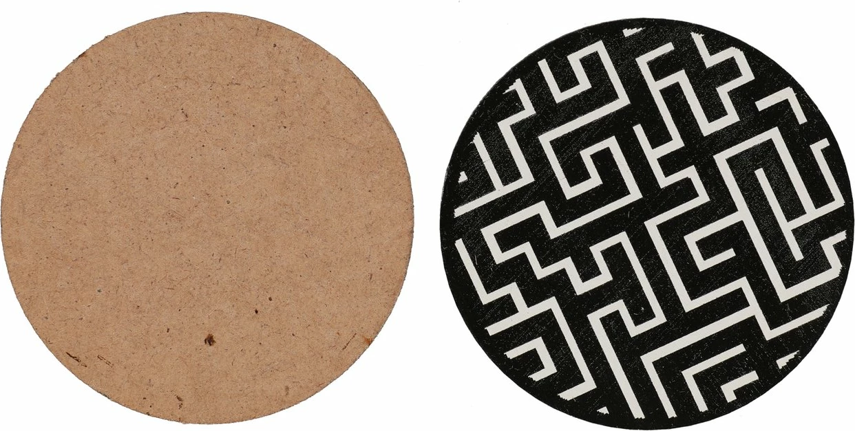 Nënkupa druri për gota, 6 copë, Hermia, PLT0232