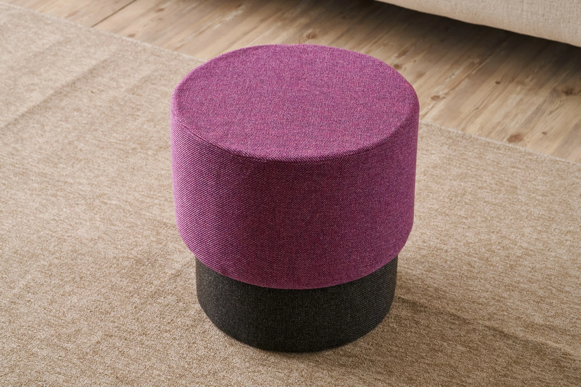Puf Patara, ngjyrë lejla, Atelier del Sofa