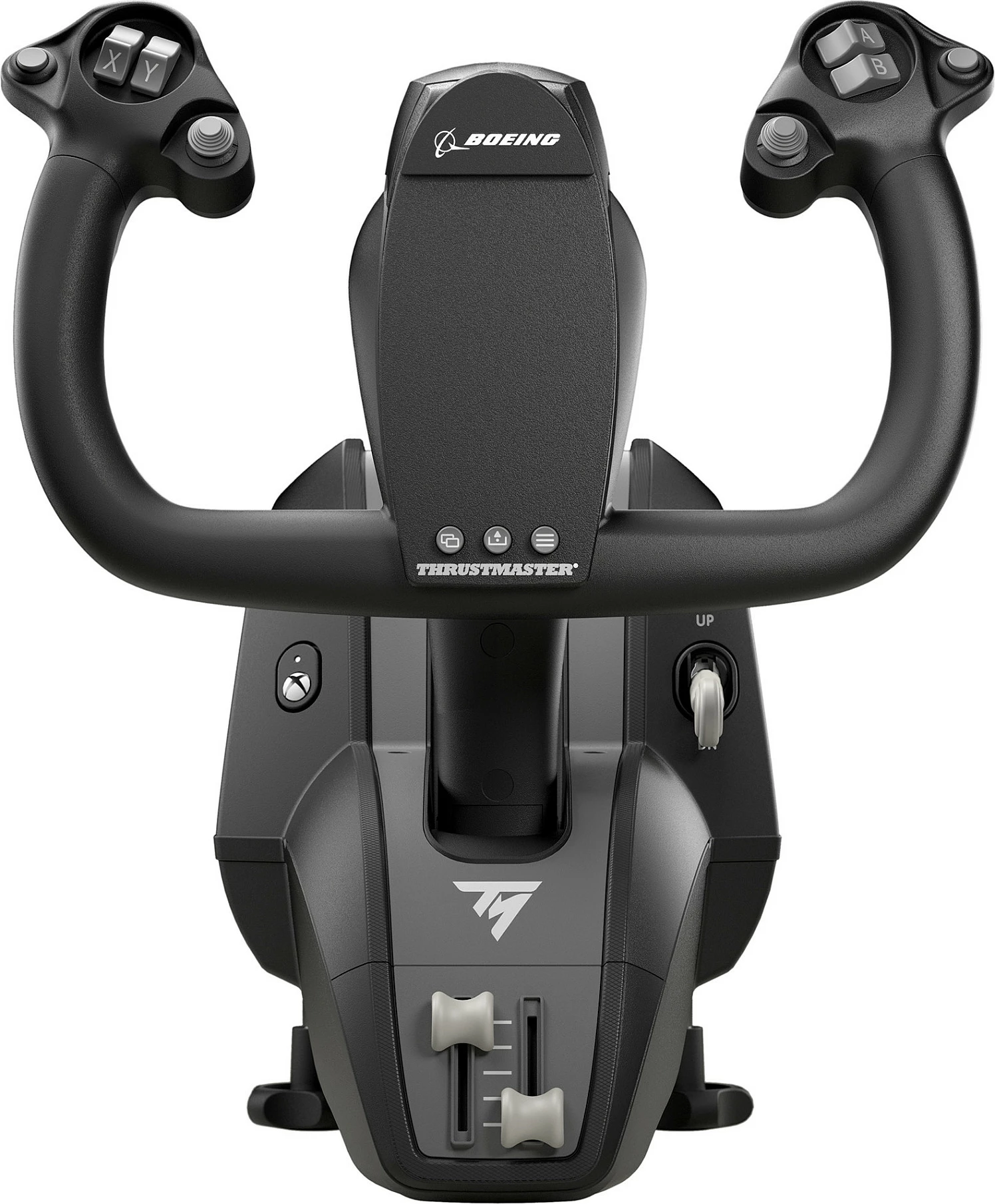 Set yoke dhe throttle Thrustmaster TCA Boeing Edition, me kabllo, zi/gri