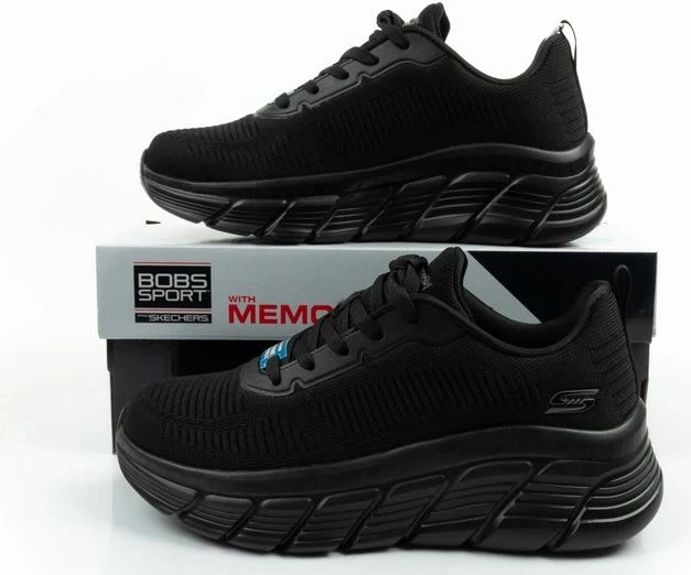 Atlete femra Skechers Bobs B Flex, të zeza