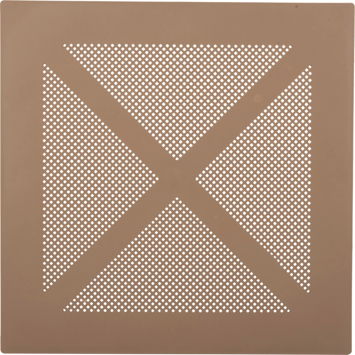 Tavolinë katrore për jashtë, polipropileni, Lunar FH5930.14, ngjyrë kapuçino, 80x80x75H cm