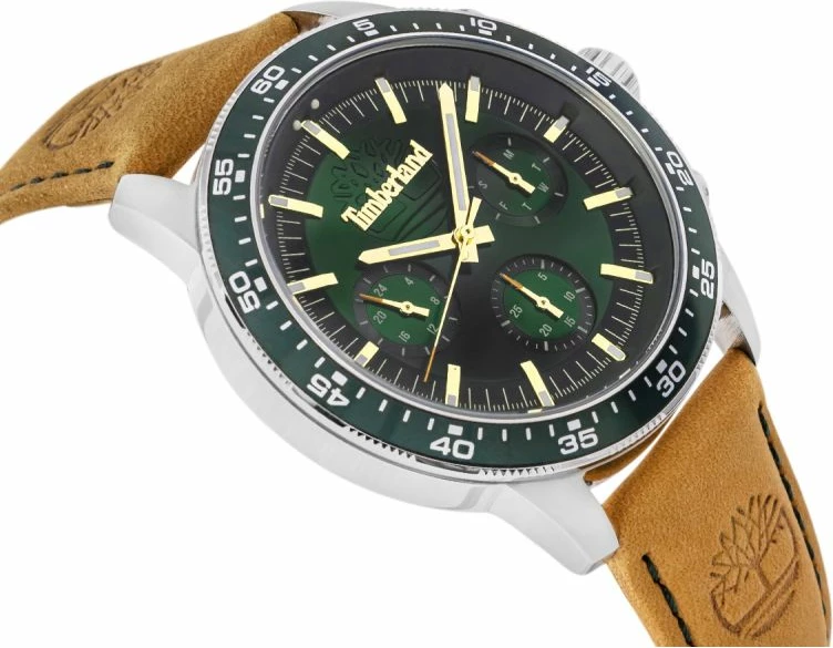 Orë dore meshkuj Timberland Parkman TDWGF0029001, e gjelbër, set me çantë