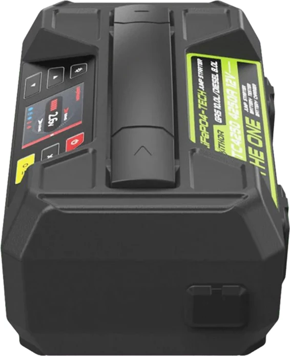 Starter baterie Lokithor JTC4250 4250A 89.6Wh 7000mAh 6V/12V LiFePO4 me Bluetooth, set, e zezë