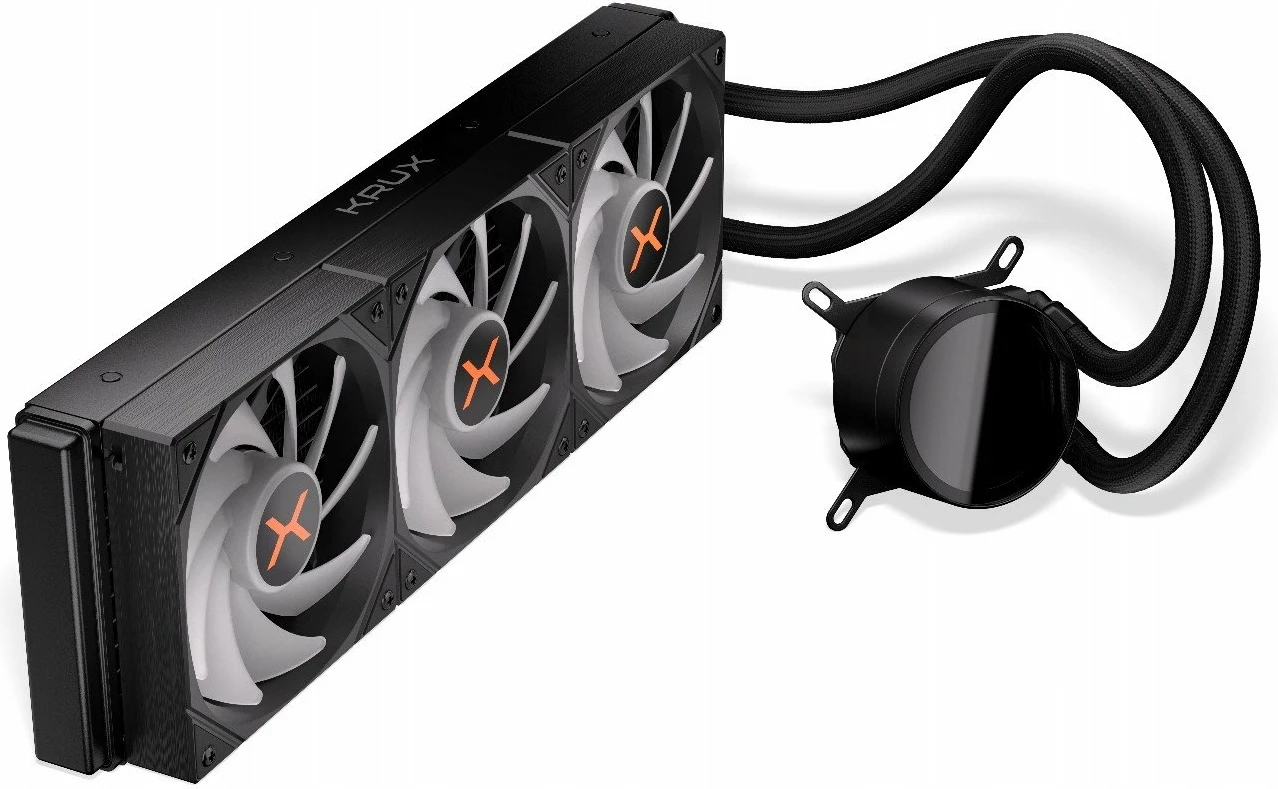 Ftohje me ujë Krux HydroX 360 ARGB KRXE002, radiator 360mm, 3x120mm PWM