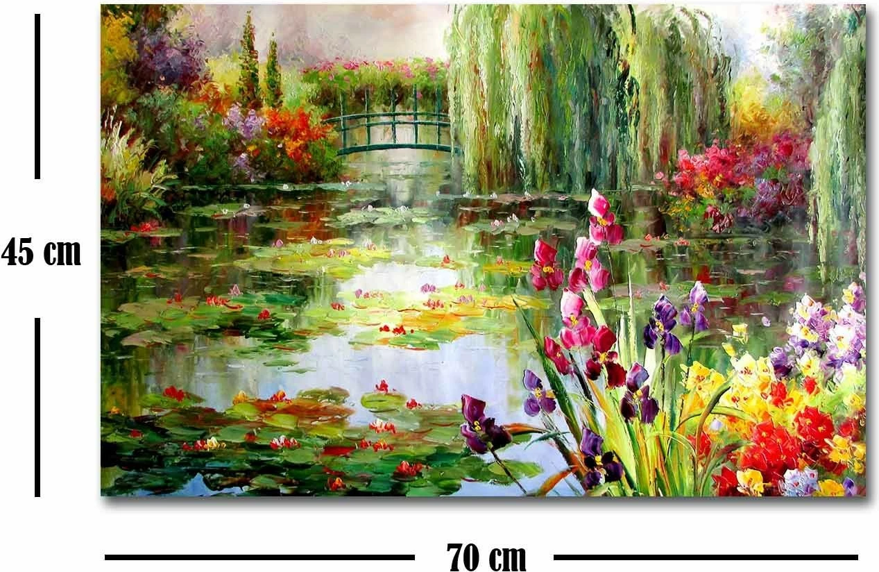 Pikturë dekorative në kanavacë, Wallity FAMOUSART-116, shumëngjyrëshe, 45x70cm