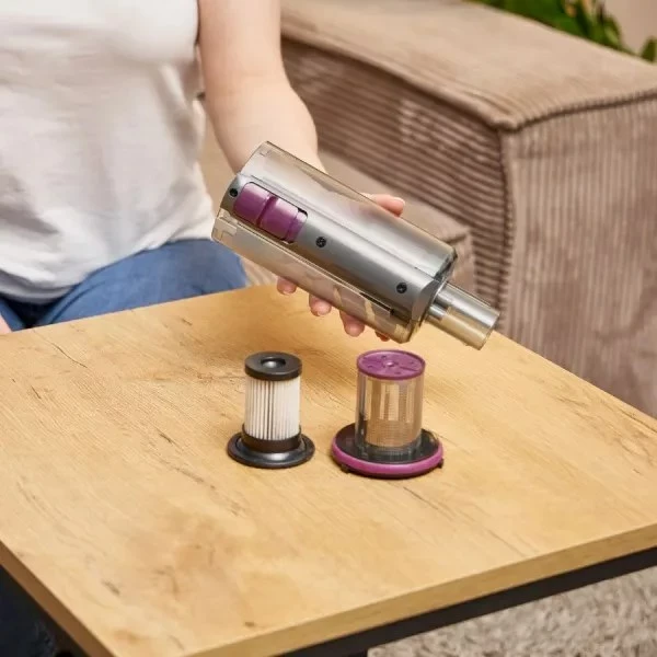 Fshesë pa kabllo MPM MOD-70, e zezë dhe vjollcë