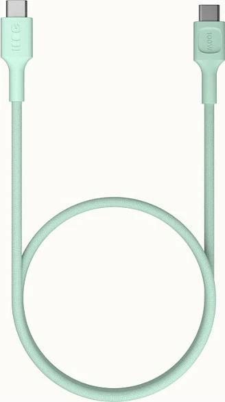 Kabl Green Cell USB-C në USB-C, 0.3 m, 100W PD, najlon, i gjelbër