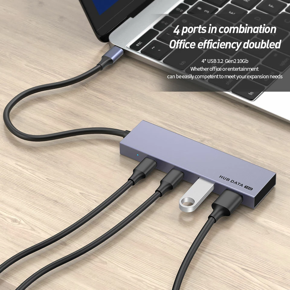 Docking Station Hub 4in1 Type-C to Usb+Type-C SONIT TY0066