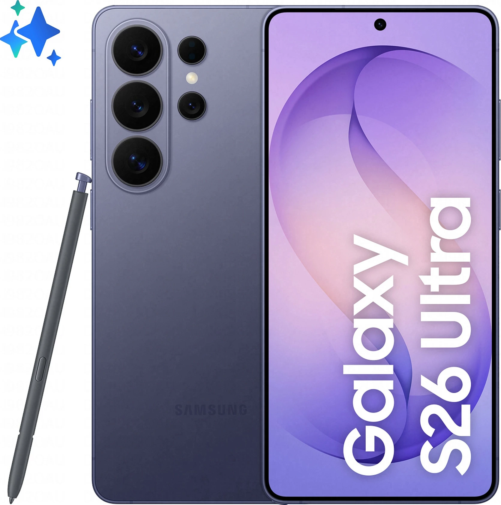Celular Samsung Galaxy S26 Ultra, 12GB RAM, 256GB, 6.9", 200MP, Android 16, Cobalt Violet