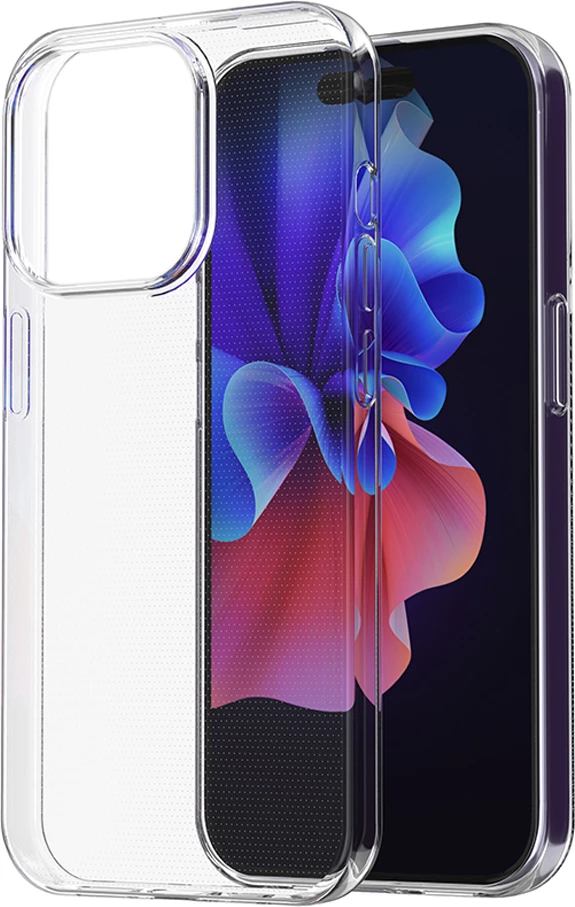 Mbështjellës Hurtel Ultra Clear për iPhone 15 Pro, 0.9mm, Transparent