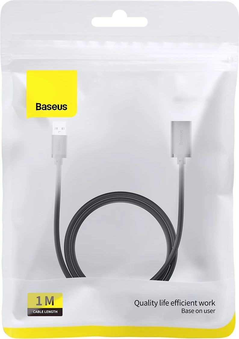 Kabllo zgjatuese USB 2.0 Baseus AirJoy Series, 1.5m, e zezë