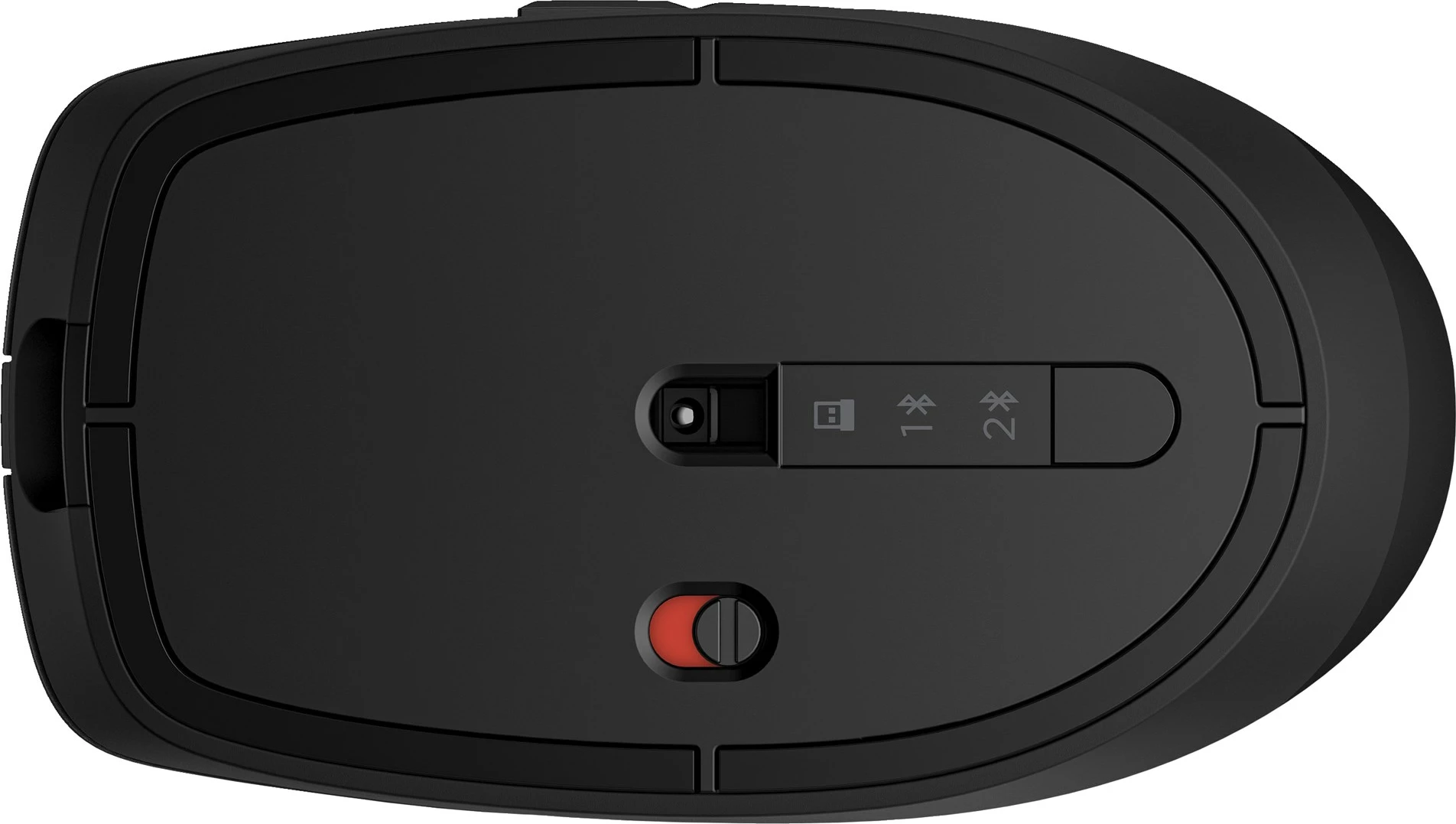 Maus HP 710 i rikarikueshëm, i qetë, i zi