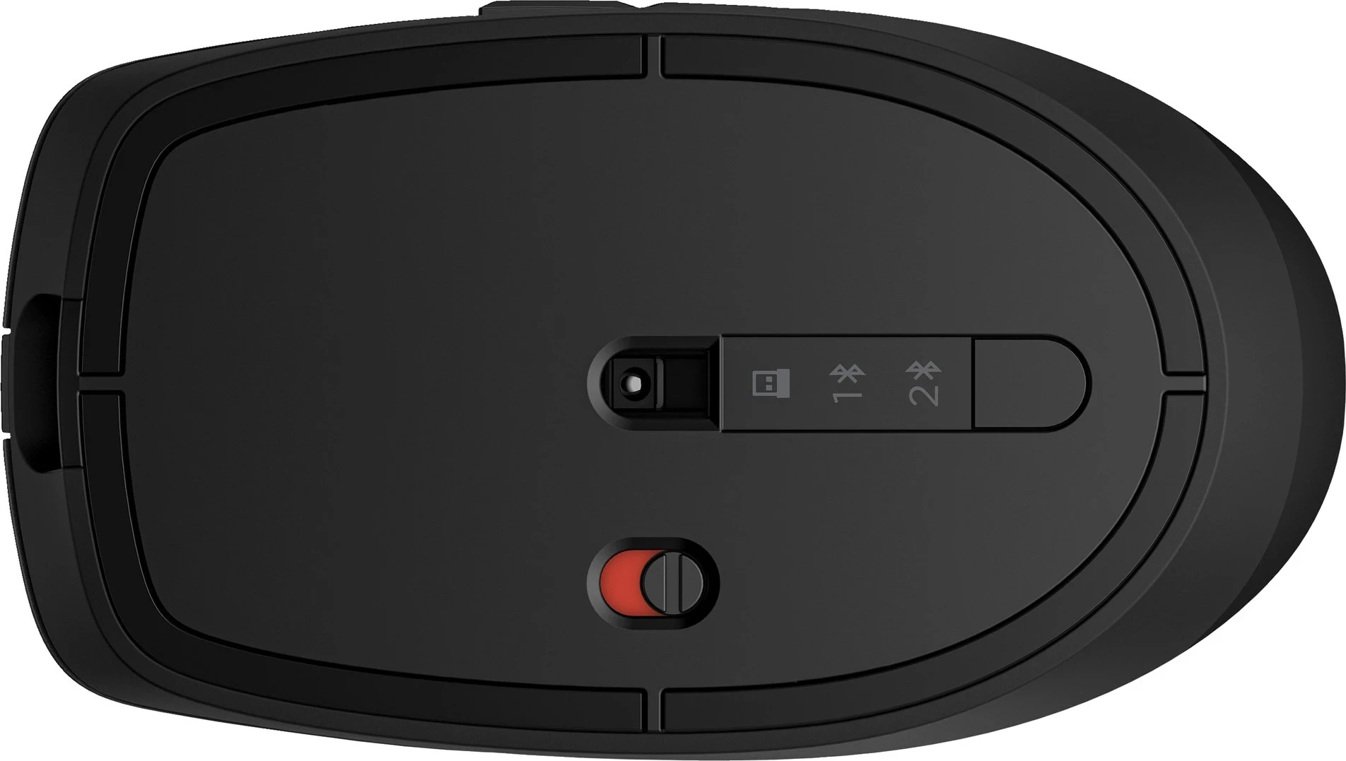 Maus HP 710 i rikarikueshëm, i qetë, i zi
