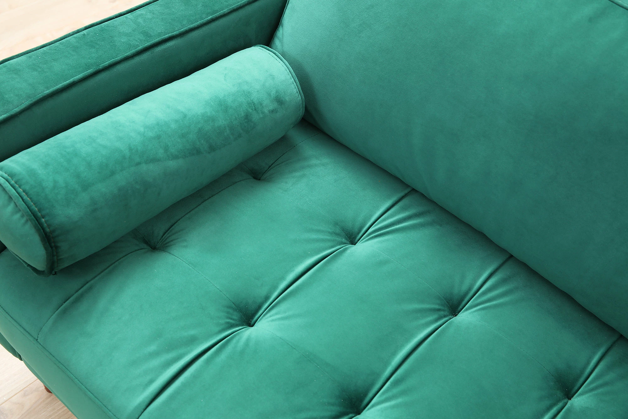 Divan treshe Atelier del Sofa, ngjyrë e gjelbër, Rome