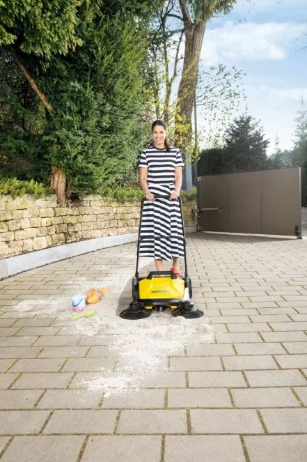 Zamiatarkë manuale Karcher S 4 Twin 1.766-360.0, 680 mm, 20 L, e verdhë/zezë