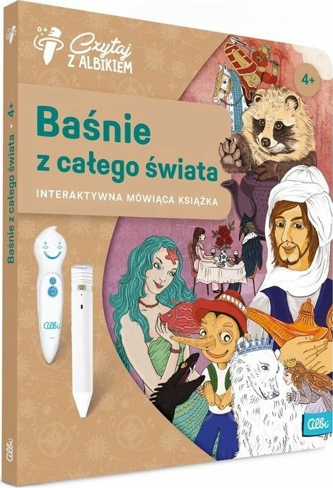 Libër interaktiv Albi Read with Albik Fairy Tales from Around the World, 27 x 23 cm, 4+