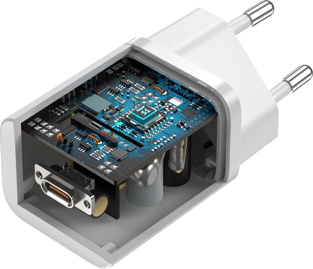 Karikues muri Baseus CCSP020102, 25W, USB-C, i bardhë