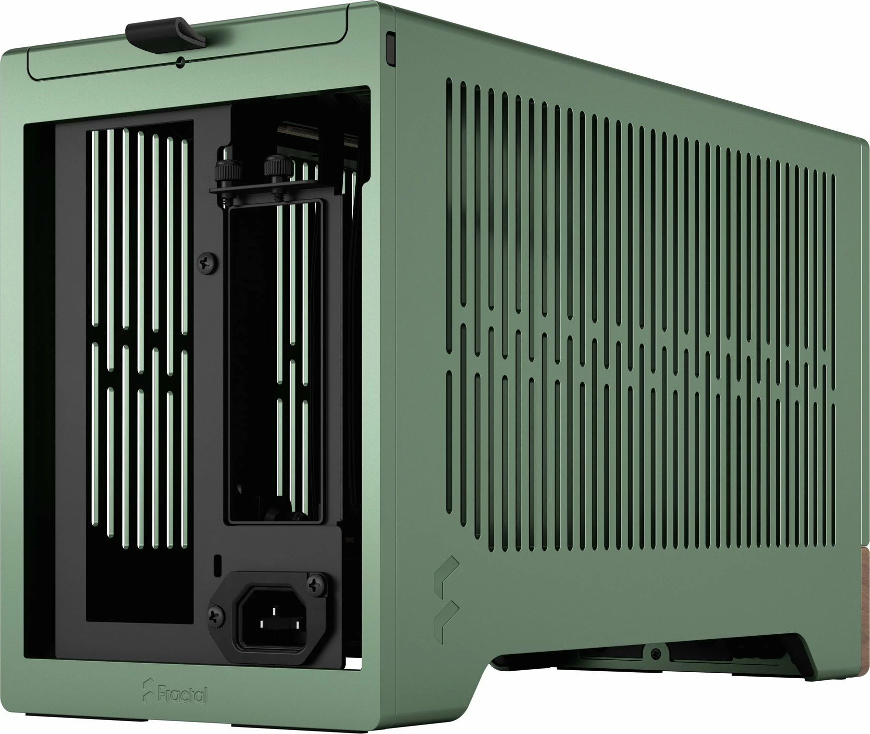 Kasë Fractal Design Terra FD-C-TER1N-03 Mini-ITX SFF, USB-C, pa PSU, jeshile