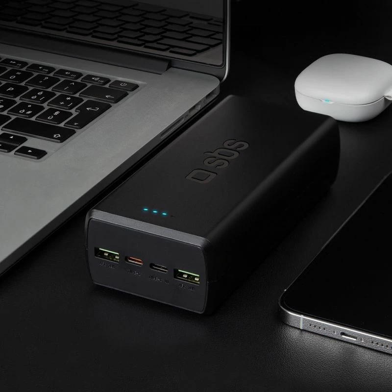 Powerbank SBS TTBB30000PD20K, 30000 mAh, e zezë