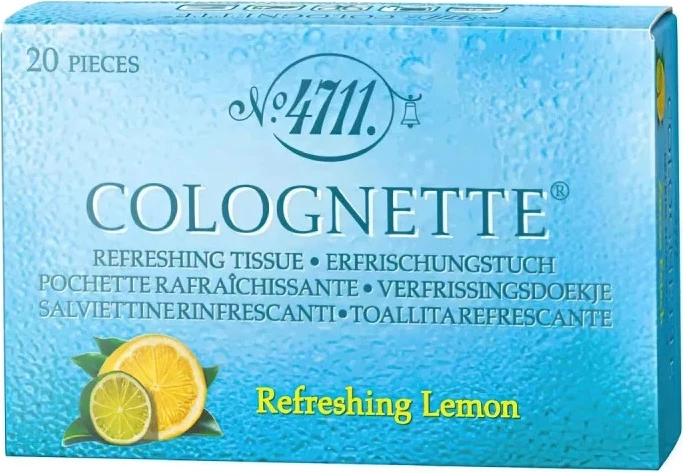 Shami të lagura aromatike unisex 4711 Colognette Lemon, 20 copë