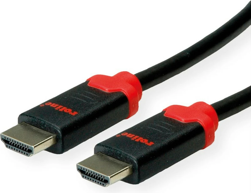 Kabllo HDMI ROLINE 11.04.5944, 5m, HDMI 2.1, 3D, e zezë