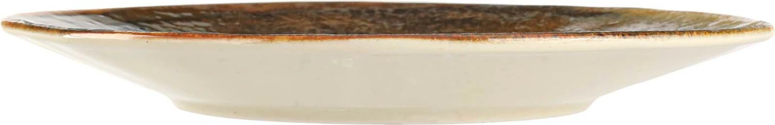 Pjatë anësore Porland Genesis Ø170 mm, kafe, set 6 copë