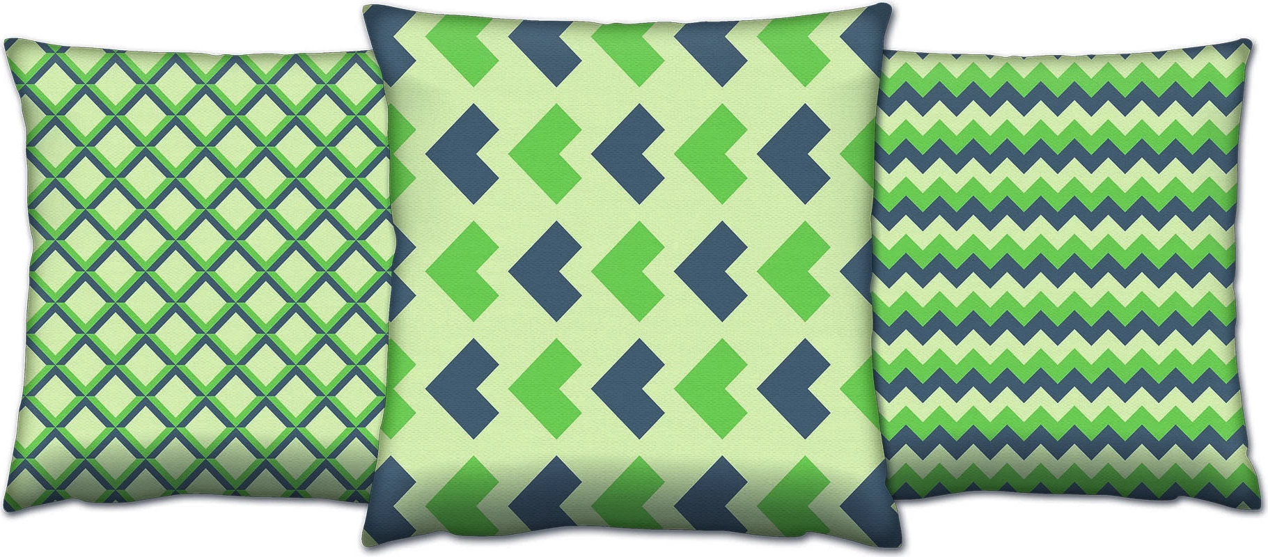 Set jastëkësh dekorativ (3 copë), shumëngjyrësh, AC-4380-4374-4382
