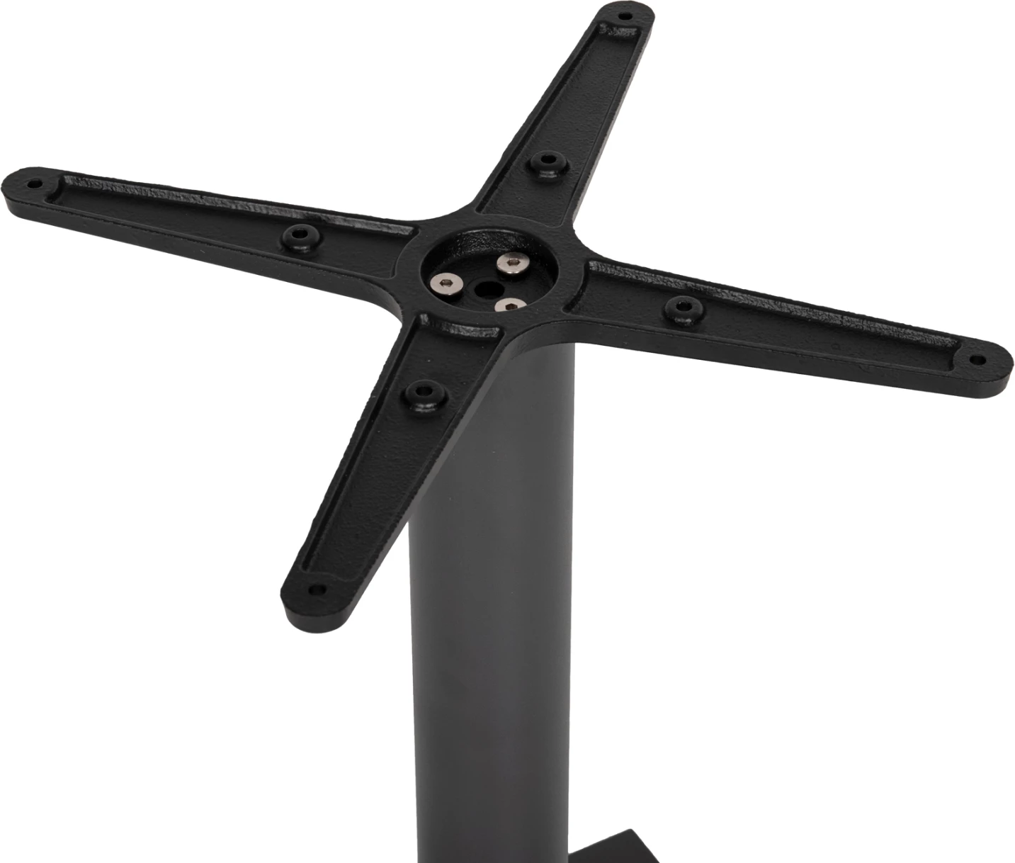 Bazë për tavolinë, ngjyrë gri mat, FH438.20, me rregullues të lartësisë, 45x45x71.5 cm