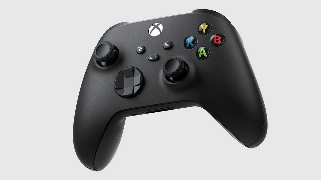 Gamepad Microsoft Xbox Wireless Controller, Bluetooth, për PC/Xbox/Android/iOS, Zi