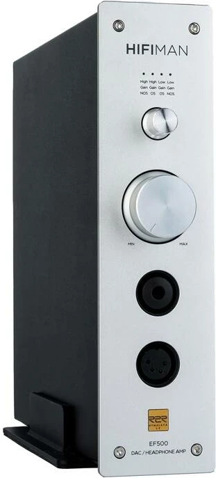 Amplifikator kufjesh HiFiMAN EF500 Amp, DAC, i argjendtë/zi