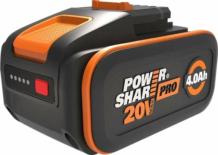 Bateri Worx PowerShare Pro WA3644 20V 4.0Ah Li-Ion, zi/portokalli