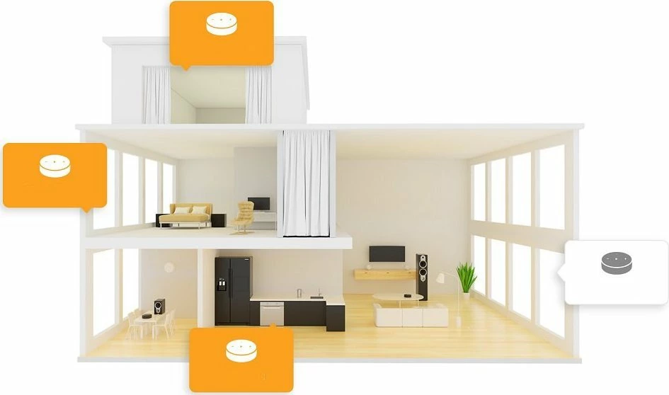 Player streaming rrjeti Arylic WiiM Mini AirPlay 2 Wi-Fi 2.4/5GHz Bluetooth 5.0 DAC Burr-Brown, i zi, set me kabllo