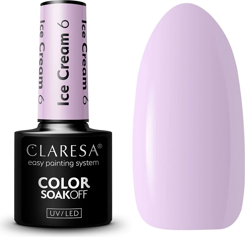 Llak për thonj Claresa Ice Cream Hybrid për femra 6.5g