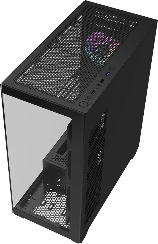 RAIDMAX Infinita i800 RGB Kasë kompjuteri – Mid-Tower – e zezë