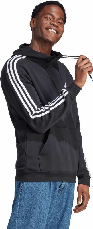 Duks me kapuç adidas për meshkuj, i zi [Madhësia: L]