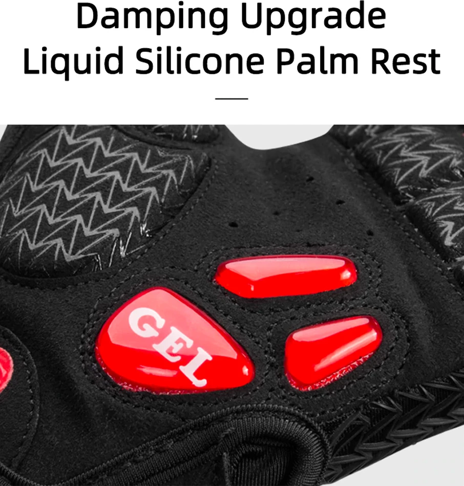 Doreza çiklizmi Rockbros S169BR, L, e zezë/e kuqe